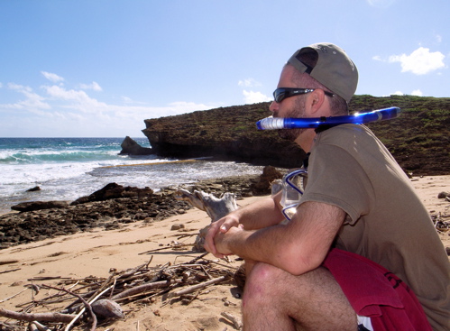 Me at Beach w/ Snorkel