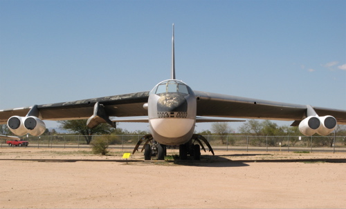 b-52 at the pima air & space museum, close-up