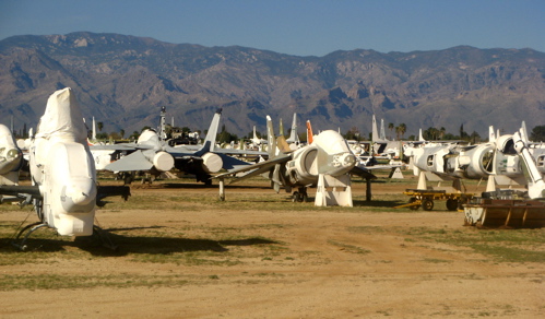 boneyard airplanes used for scrap