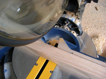 Compound Miter Saw and Table Leg