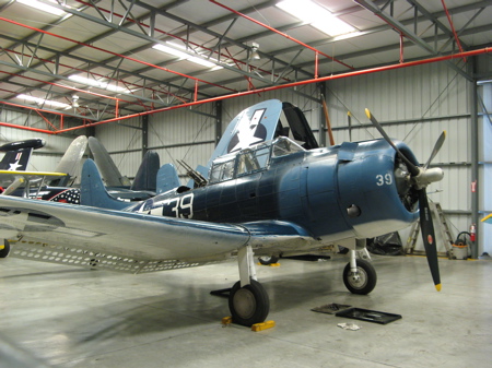 SBD Dauntless Torpedo Plane Planes of Fame Museum in Chino