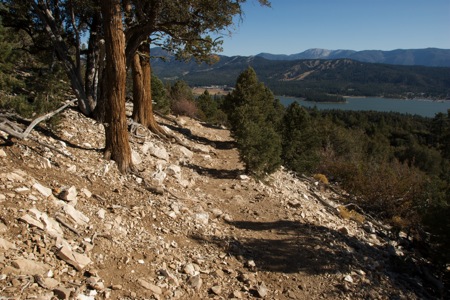 Cougar Crest Trail above Big Bear Lake