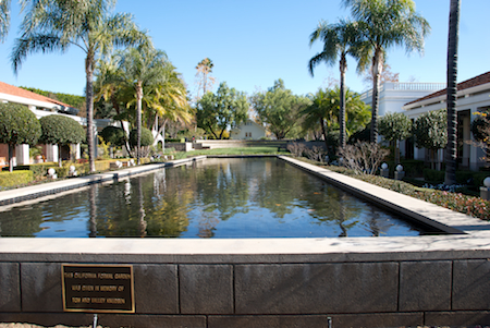 Reflecting Pool at the Nixon Library in Yorba Linda