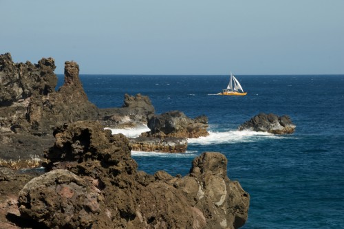 Sailboat and Lava