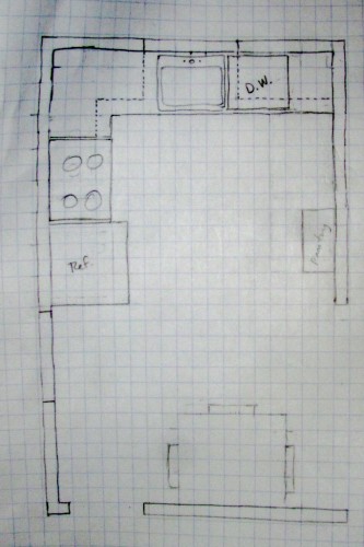 kitchen floor plan