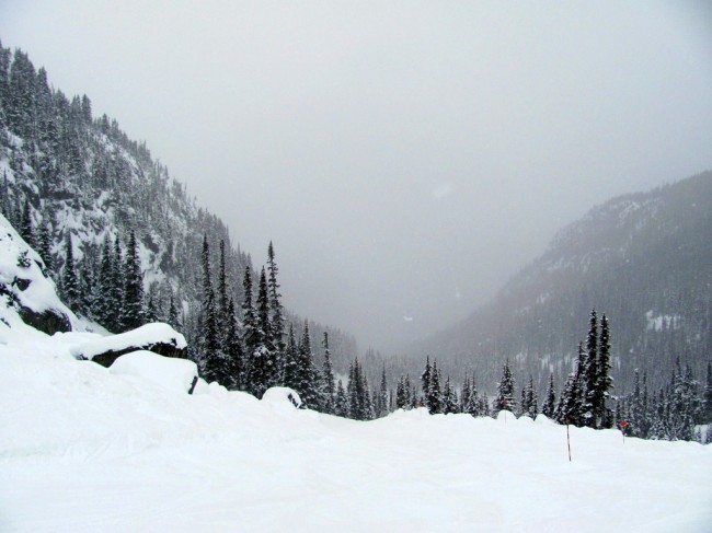 Exiting Blackcomb Glacier