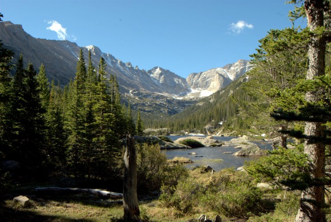 Mills Lake at Rocky Mountain National Park