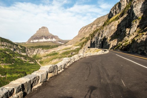 Somewhere on the Going to the Sun Road in Glacier NP