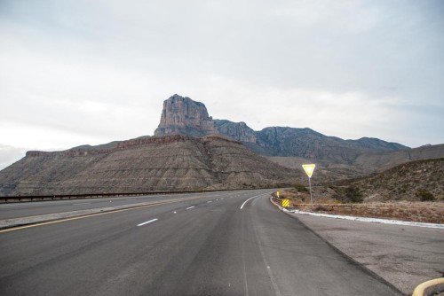 Entering Guadalupe Mountain N.P.