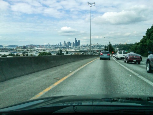 I-5 heading into Seattle