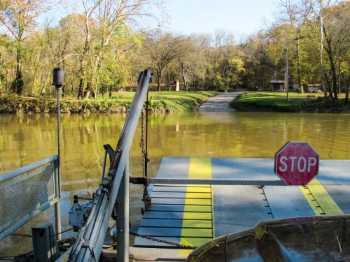 Ferry in Mammoth Cave N.P. in Kentucky