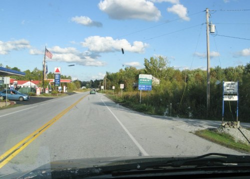 Entering Vermont