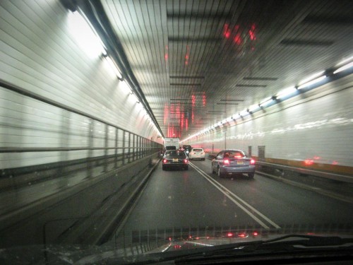 Inside the Holland Tunnel