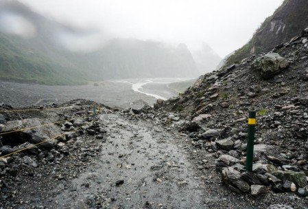 Route back from Fox Glacier.