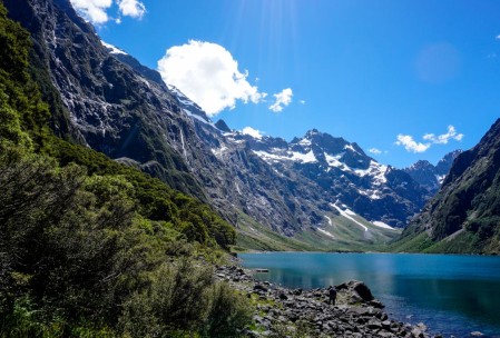 Lake Marian in Fjordland NP