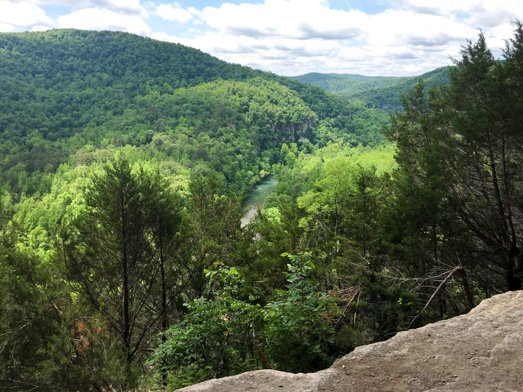 View from the bluff.