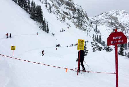 Right after they opened Honeycomb Canyon after it was closed for two snow days.